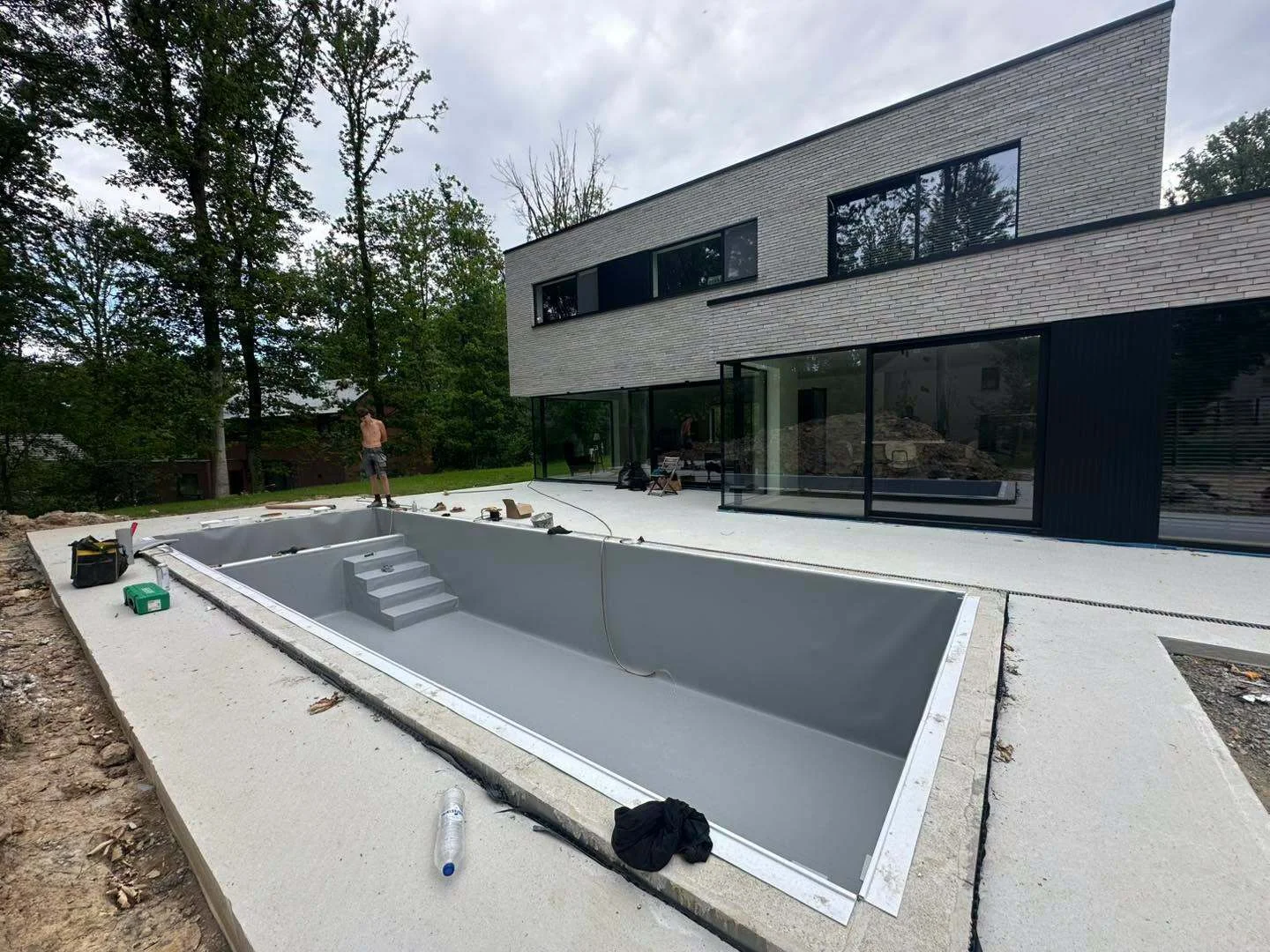 Piscine Stepoc terminée — réalisation JC PISCINES